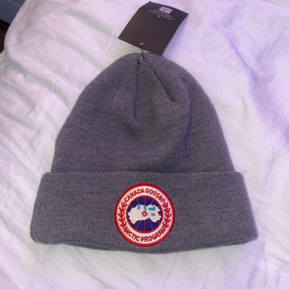 Canada goose gray beanie